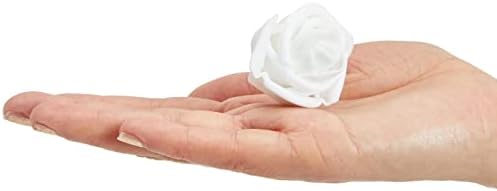 Bright Creations 200 Pack White Foam Roses for Decor