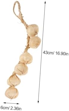Artificial Garlic String Pendant for Home Decor and Photography
