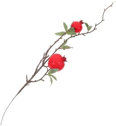 Fake Pomegranate Branches for Vase Artificial Plant Decor