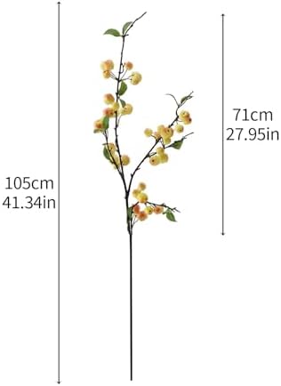3 Pack Artificial Apple Branches with Green Leaves