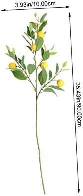 Chic Artificial Lemon Branch Decor for Home and Events