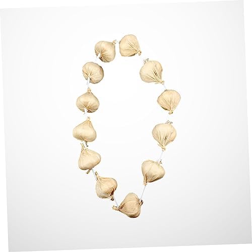 3 Sets Garlic String Artificial Vegetables Halloween Decor Party Props