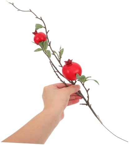 Fake Pomegranate Branches for Vase Artificial Plant Decor