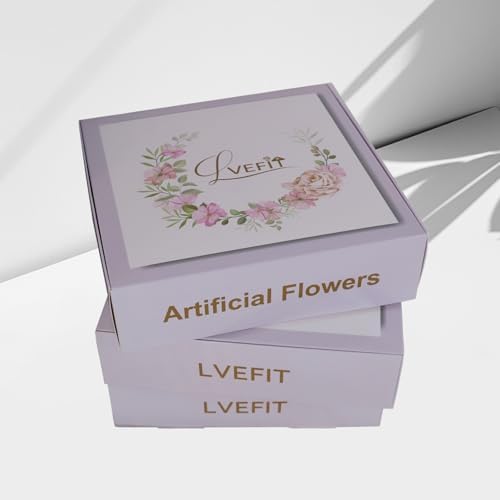 LVEFIT Artificial Rose Bouquet with 12 Pcs Long Stem Silk Roses Navy Blue