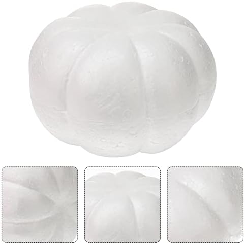 Happyyami White Halloween Pumpkin DIY Crafts Carving Painting Decor