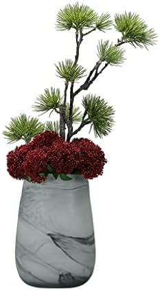 Fake Plants Bonsai Trees Artificial Red Fruit Potted Ornament
