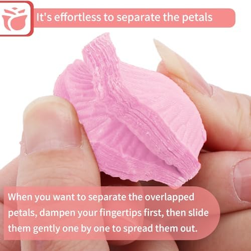 1000 Pcs Artificial Rose Petals for Romantic Decorations