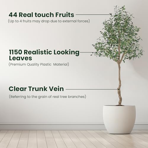 ANTING 6FT Artificial Olive Tree 2 Pack