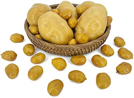 Laiiqi 35 Pcs Artificial Potato Decorations