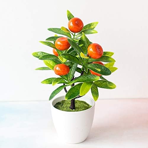 Artificial Potted Fruit Tree for Home Office Decor