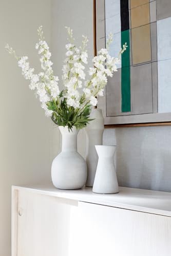 IPOPU Artificial Delphinium Flowers 9PCS for Wedding Home Decor
