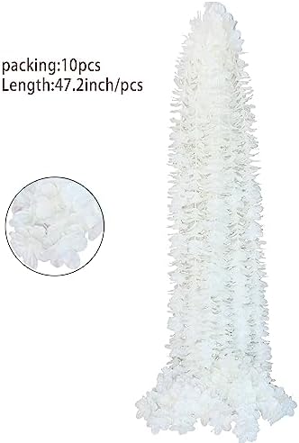 328ft Artificial Silk Wisteria Vine Garland Pack of 10