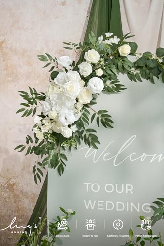 Lings Moment Artificial Wedding Arch Flowers Kit Pack of 4