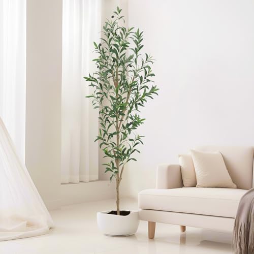 6FT Artificial Olive Tree for Home and Office Decor
