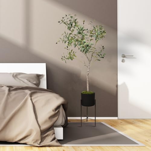 URALFA 5FT Artificial Olive Tree with Planter
