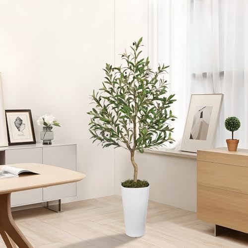 Vitalismo Artificial Olive Tree 5ft Tall Indoor Decor Tree