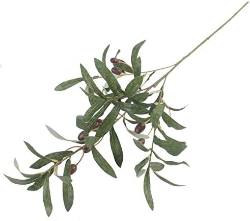Artificial Olive Branches 5pcs 28 Inch Realistic