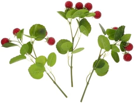 ARTIBETTER Artificial Berry Branches Flower Vases Decor