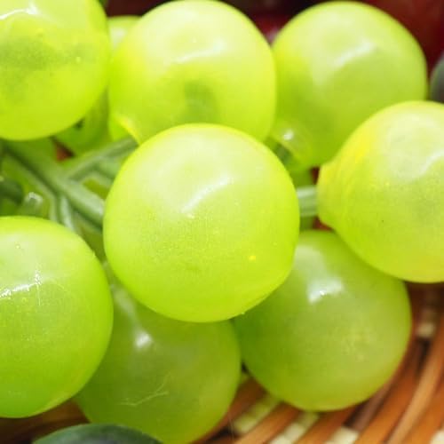 WOSHIMT 3-Pack Artificial Grapes for Home Decor