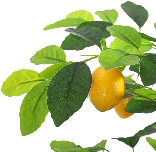 GarveeHome Artificial Lemon Tree with 100 LED Lights