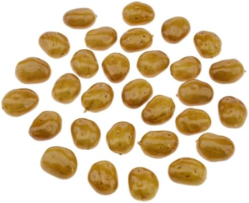 30 pcs Realistic Fake Potatoes for Decor