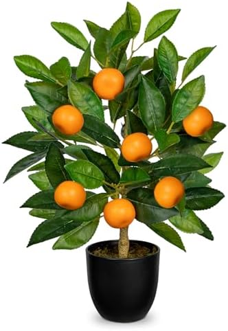 Faux Orange Tree Artificial Potted Plant 157 Inch