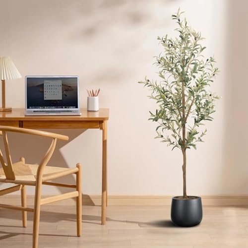 Lush Artificial Olive Tree 5FT Tall 1Pack