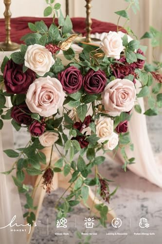 Lings Moment Artificial Rose Garland 6 Pack