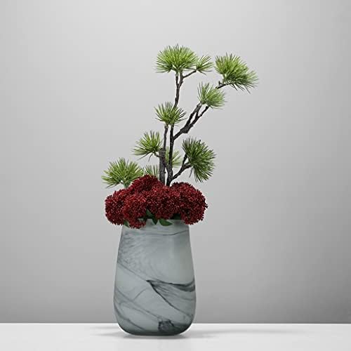 Fake Plants Bonsai Trees Artificial Red Fruit Potted Ornament