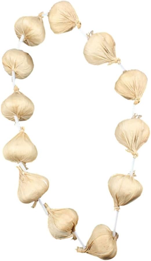 3 Sets Garlic String Artificial Vegetables Halloween Decor Party Props