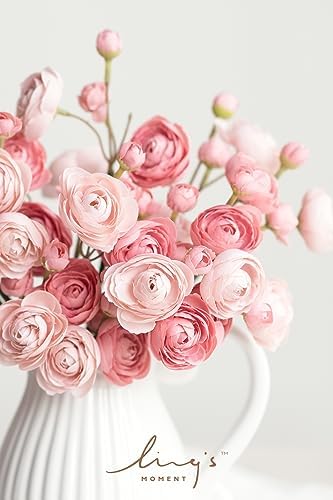 Lings Moment Dusty Rose Ranunculus Artificial Flowers