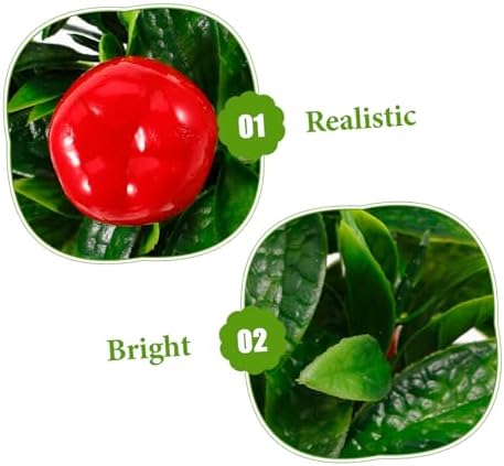 GLEAVI Artificial Apples Bonsai Tree Decor