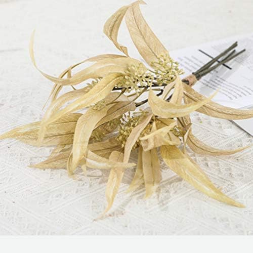 Amosfun Artificial Plants with Silk Eucalyptus and Bamboo Leaves