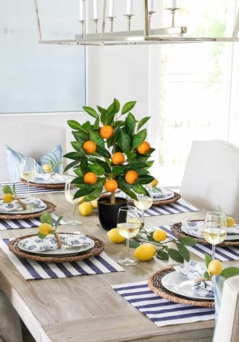Faux Orange Tree Artificial Potted Plant 157 Inch