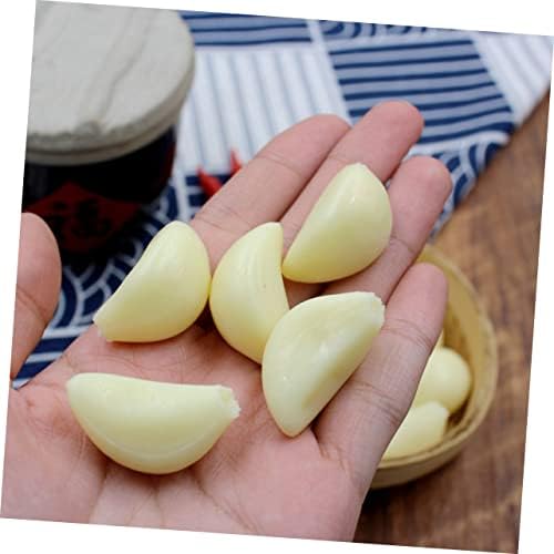 10pcs Artificial Garlic Cloves for Decor and Photo Props
