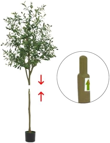 Partslety Artificial Olive Tree 150cm Decorative Plant