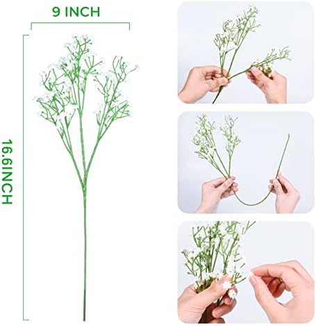 LYLYFAN Gypsophila Artificial Flowers 30 Pcs Wedding Decor