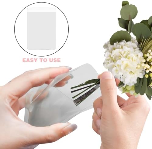 CANIPHA 20Pcs Clear Pocket Boutonniere Holder