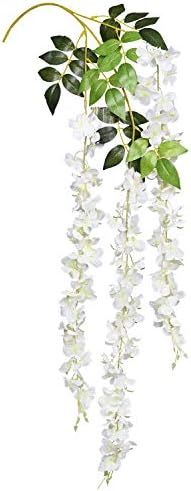 DearHouse 6 Pack Artificial Wisteria Hanging Garland