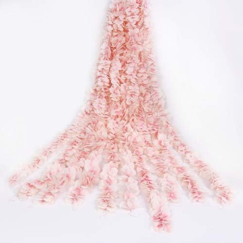 Silk Wisteria Vine Artificial Flowers Garland 3937 Inches Pack of 10