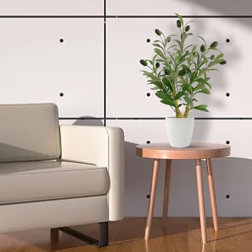 Realistic 18 Tall Artificial Olive Tree with Fruits