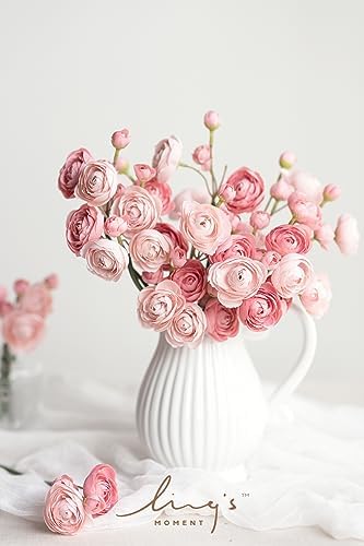 Lings Moment Dusty Rose Ranunculus Artificial Flowers