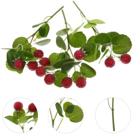 ARTIBETTER Artificial Berry Branches Flower Vases Decor