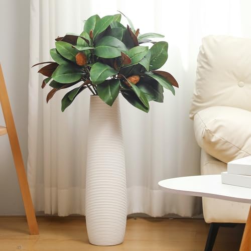 10 Pcs Artificial Magnolia Branches 32 Inch Decor