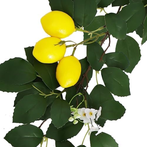 65 Ft Artificial Lemon Garland for Home Decor