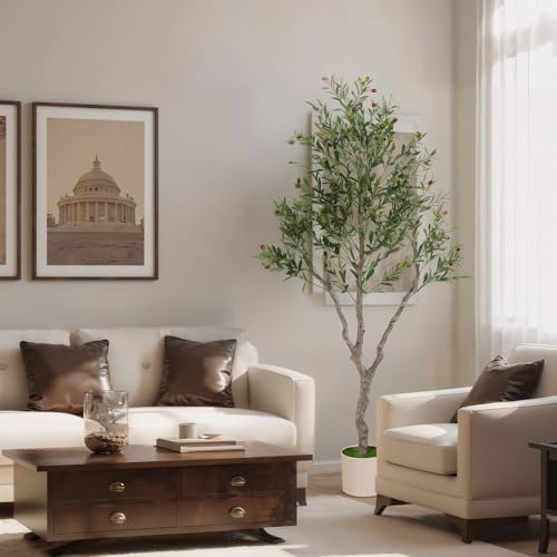 Olive Trees Artificial Plant Indoor 6FT Tall Faux Olive Tree
