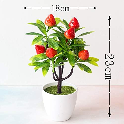 Artificial Potted Fruit Tree for Home Office Decor