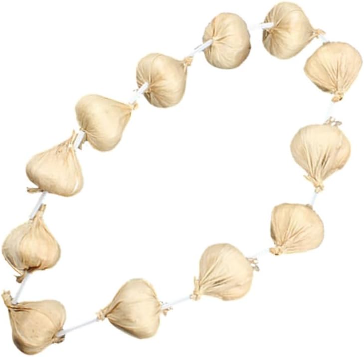 3 Sets Garlic String Artificial Vegetables Halloween Decor Party Props
