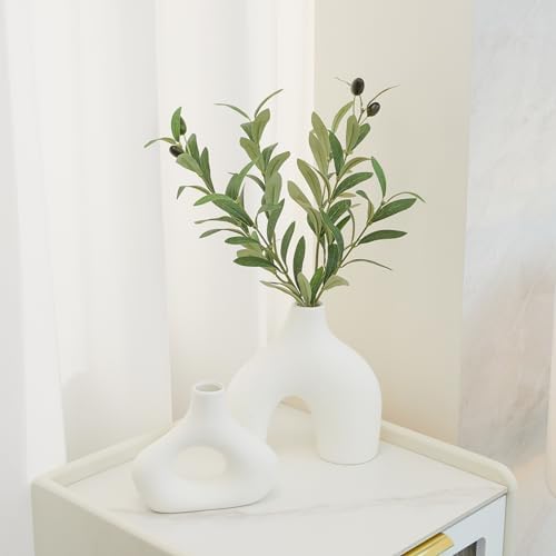 5PCS Artificial Olive Branches 18 Inch for Vase Decor