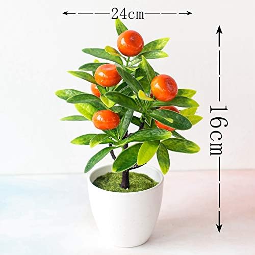 Artificial Potted Fruit Tree for Home Office Decor